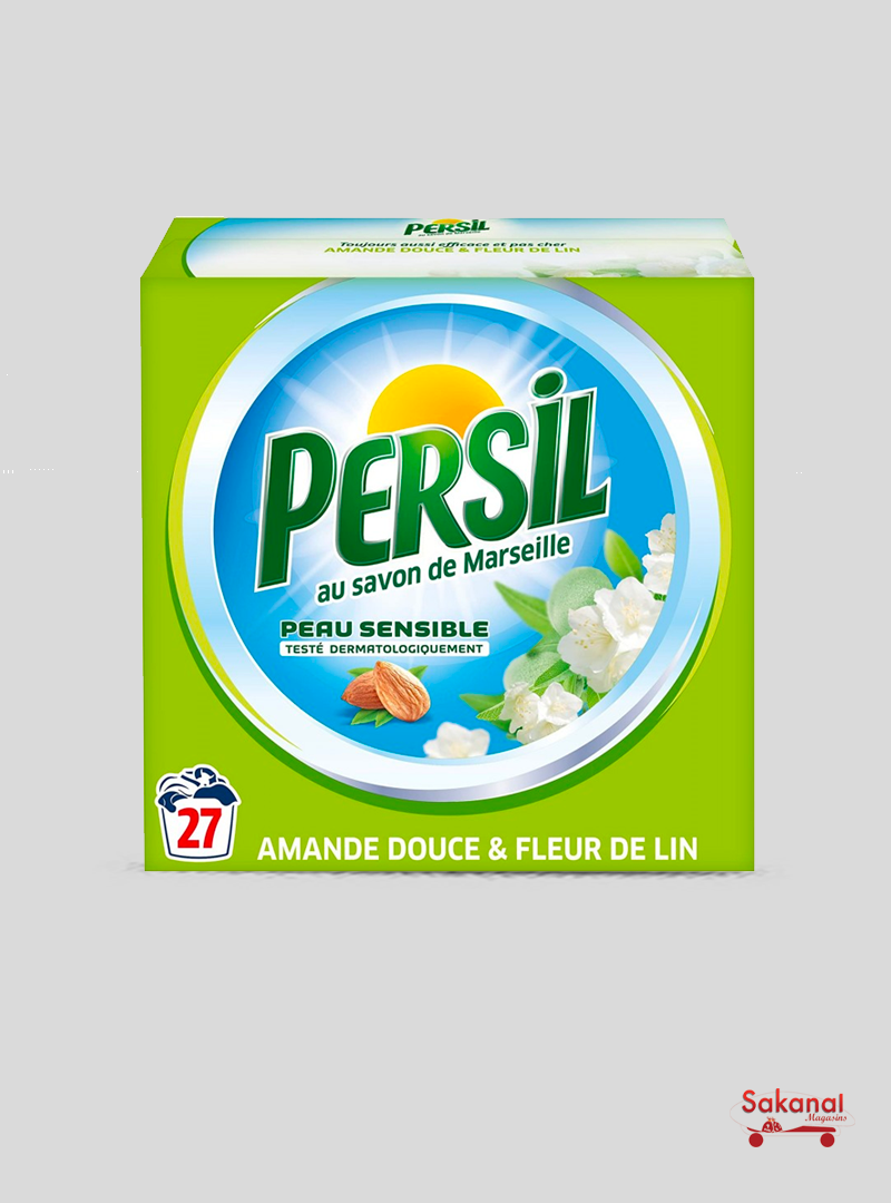 PERSIL 27 DOSES AMANDE DOUCE ET FLEUR DE LIN