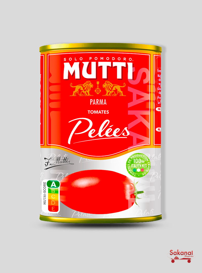 Achat En Ligne De TOMATE PELEE MUTTI 800G Sakanal Magasins