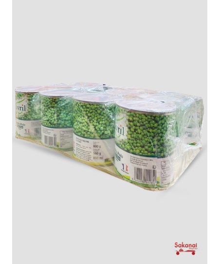 CARTON PETIT POIS AVRIL...