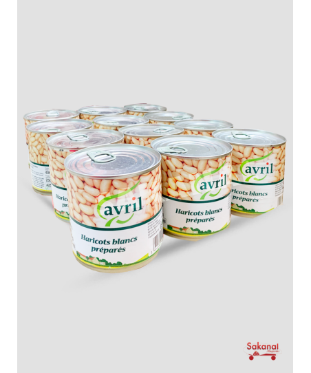 CARTON HARICOT BLANC AVRIL...