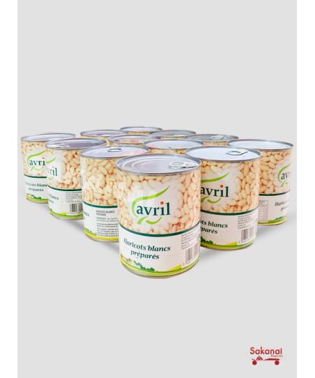 CARTON HARICOT BLANC AVRIL...