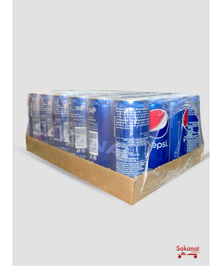 PEPSI SOFT CAN DRINK 24*330ML