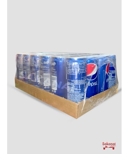 PEPSI SOFT CAN DRINK 24*330ML