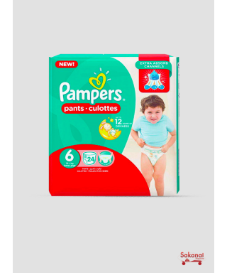 COUCHE PAMPERS CULOTTE 24 PCS