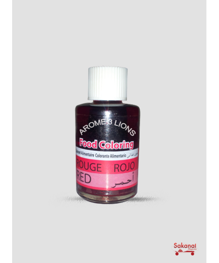30ML 3 LIONS RED COLORING