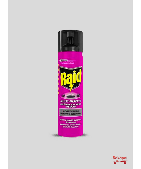 RAID MAUVE TOUS INSECTES 400ML