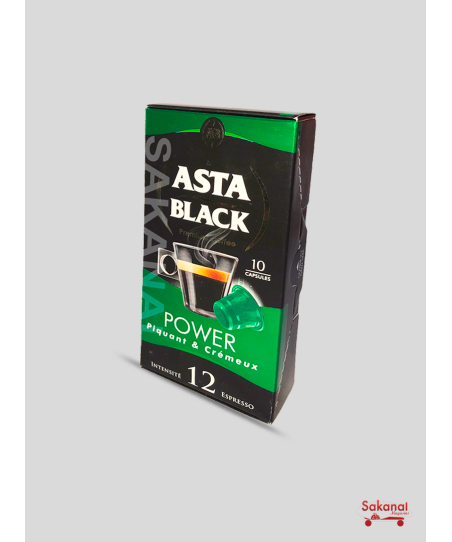 CAFE ASTA BLACK POWER 10X5G
