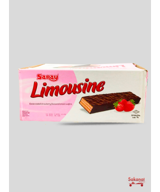 BISCUIT LIMOUSINE FRAISE 24PCS