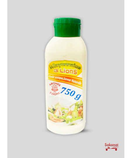 MAYONNAISE 3 LIONS 750GRS