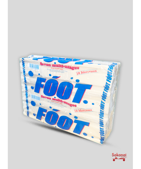 SAVON EN MORCEAUX FOOT 18*300G