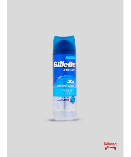 GILLETTE SHAVE GEL MOISTR 7 OZ