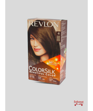 REVLON CLRSLK 41 MED GLDN...