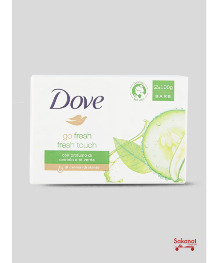 SAVON DOVE 2 BAR FRSH TCH 100G