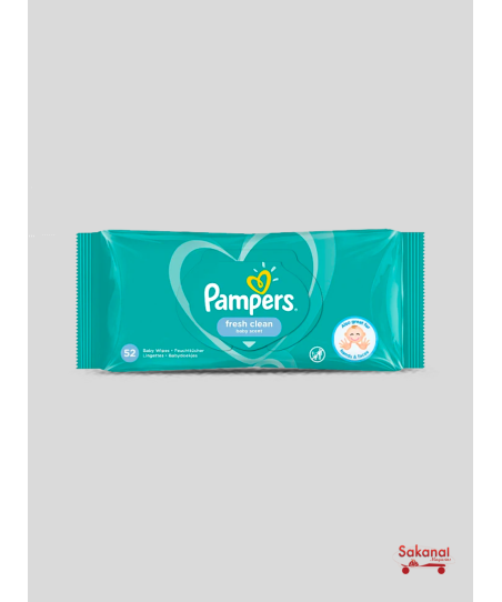 PAMPERS BB WIPES 52  FRSH CLN