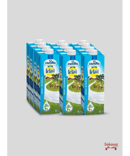 CARTON LAIT CANDIA 12*500ML