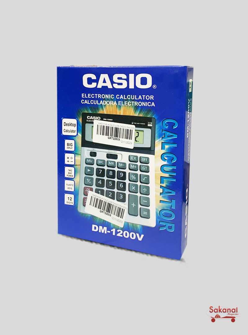 calculatrice casio dm-1200v