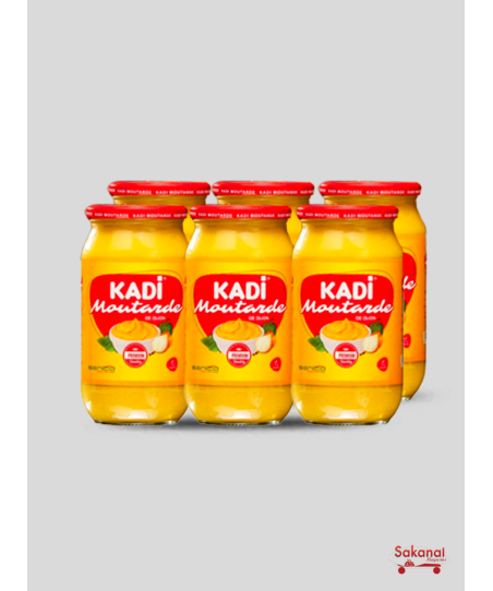 CARTON MOUTARDE KADI 6X1KG