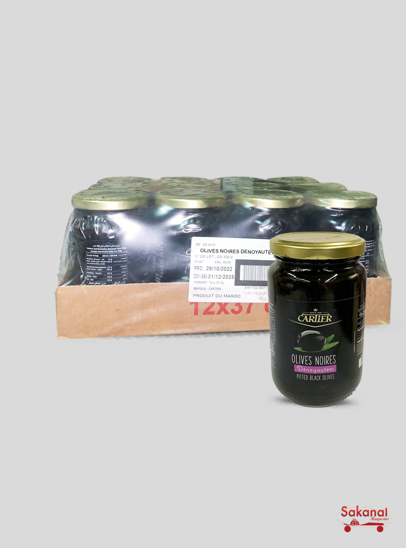 Olives vertes dénoyautées - 37cl