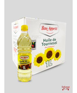 CARTON HUILE BON APPETIT 12*1L