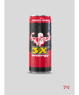 3X 330ML ENERGY DRINK