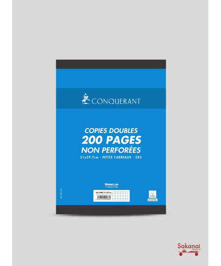 CAHIER CONQUERENT 200PAGES