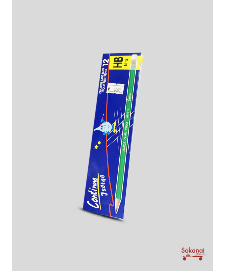 PAQUET CRAYON NOIR AVEC GOMME