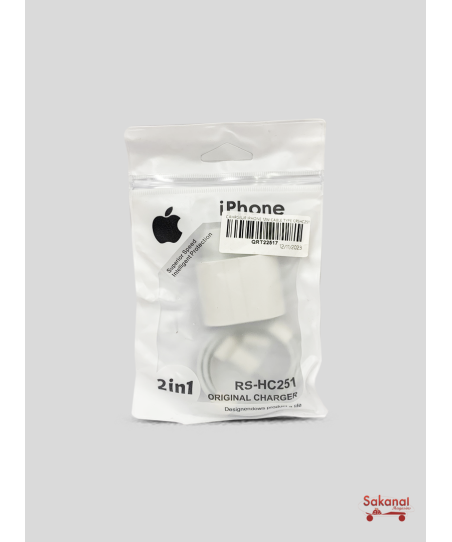 CHARGEUR IPHONE PD SACHETS...