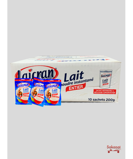 10*200G LAICRAN MILK CARDBOARD