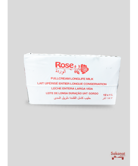 CARTON LAIT ROSE ENTIER 12*1L