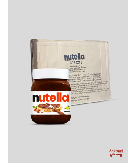 12*750G NUTELLA CARDBOARD