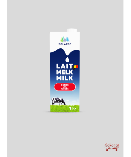 1L BRICK SOLRAC WHOLE MILK