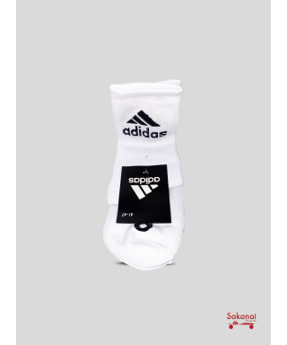 CHAUSSETTE BLANC ADIDAS 2PCS