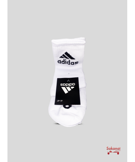 CHAUSSETTE BLANC ADIDAS 2PCS