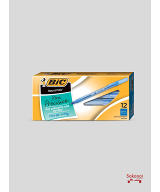 BIC ROUND STICK BLUE PAQUET...