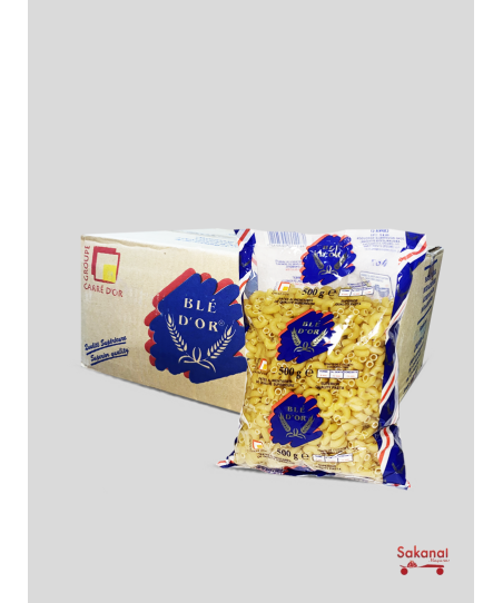 CARTON MACARONI BLE D'OR...