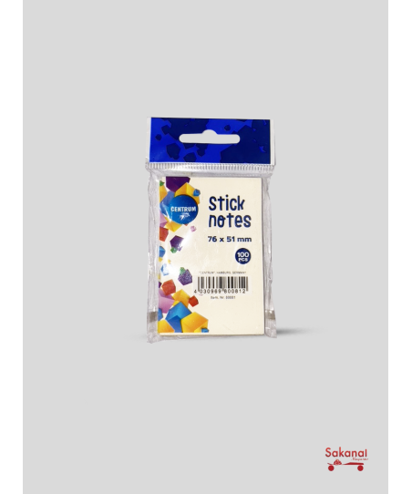 STICKY NOTES CENTRUM 100PCS