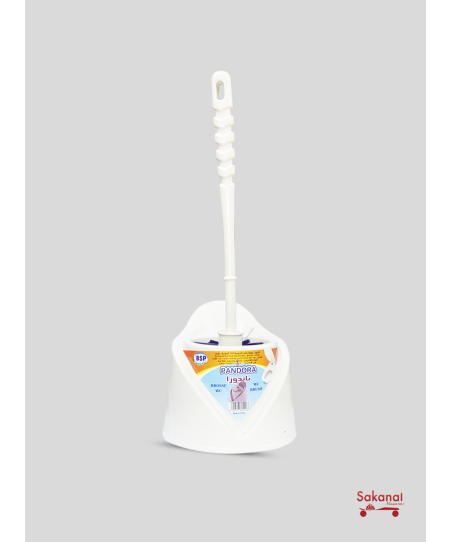 BROSSE WC COULEUR +POT PANDORA