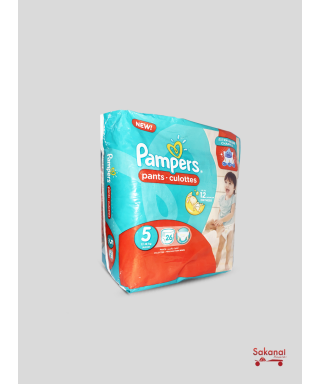 COUCHE PAMPERS CULOTTE N 5...