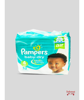 COUCHE PAMPERS JUMBO N°4...