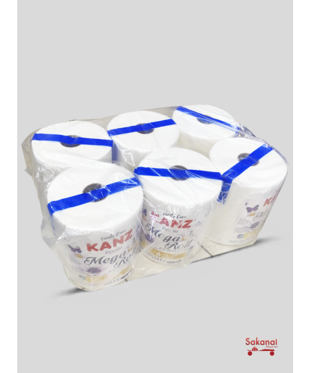 6X600G MEGA ROLL KANZ TOWELS