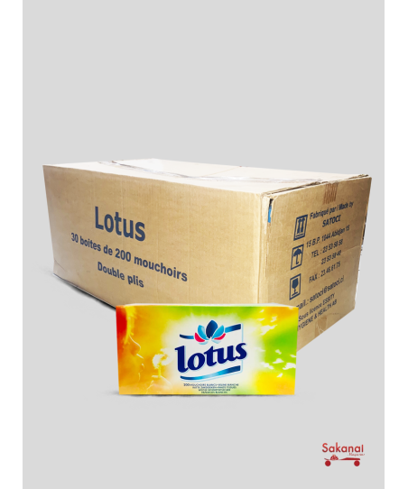 CARTON MOUCHOIRS LOTUS...