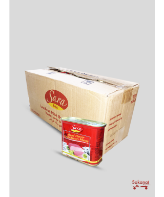 CARTON CORN BOEUF SARA 24*320G