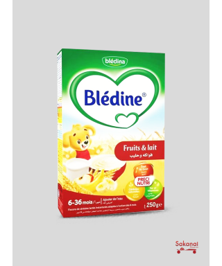 BLEDINE LACTEE  FRUITS 250G