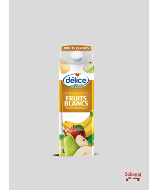 JUS DELICE FRUITS BLANCS 1L