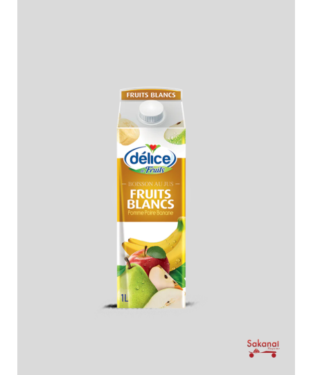 JUS DELICE FRUITS BLANCS 1L