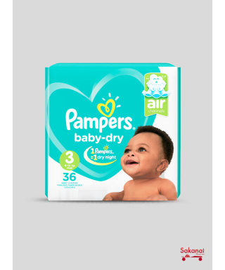 COUCHE PAMPERS JUMBO N3...