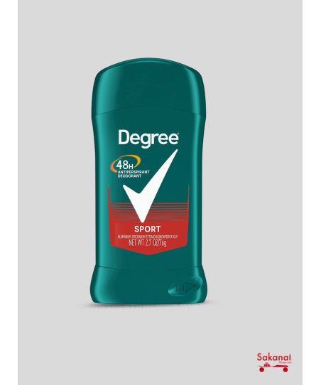 DEODORANT DEGREE IS 2.7 OZ...