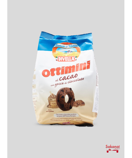 BISCUIT DIVELLA AL CACAO 400G