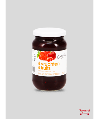 CONFITURE EVD 4FRUITS 450G