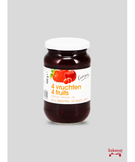 CONFITURE EVD 4FRUITS 450G